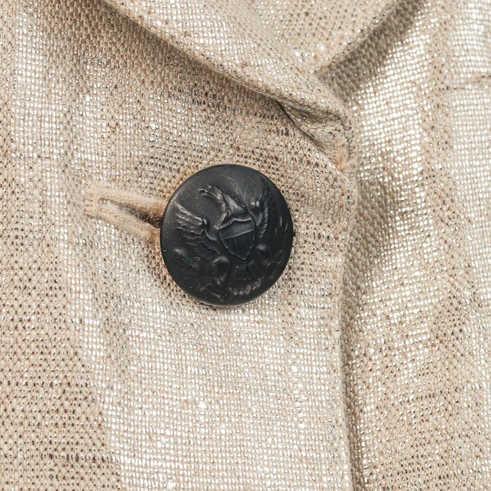 Smythe Spring 2020 Pewter Peaked Lapel Blazer - Picture 8 of 10